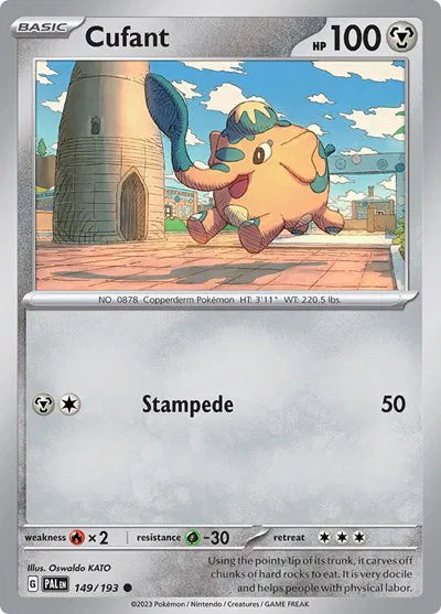 Cufant Paldea Evolved Common 149/193 Reverse Holofoil