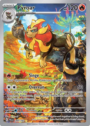 Pyroar Paldea Evolved Illustration Rare 200/193