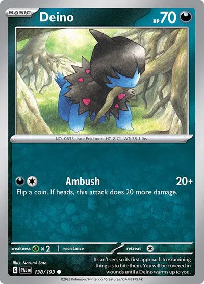 Deino Paldea Evolved Common 138/193