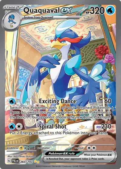 Quaquaval ex Paldea Evolved Special Illustration Rare 260/193
