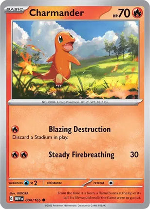 Charmander Common • 004/165 SV: 151
