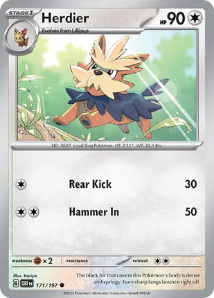 Herdier Common • 171/197 Obsidian Flames