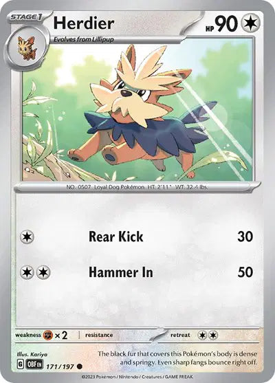 Herdier Common • 171/197 Obsidian Flames