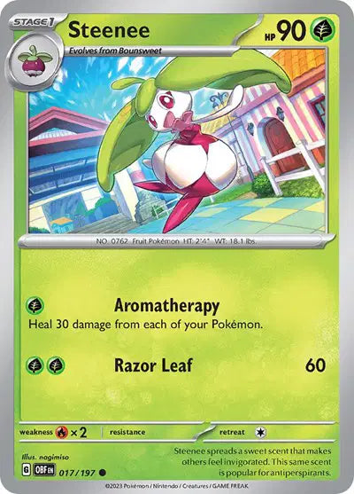 Steenee Common • 017/197 Obsidian Flames