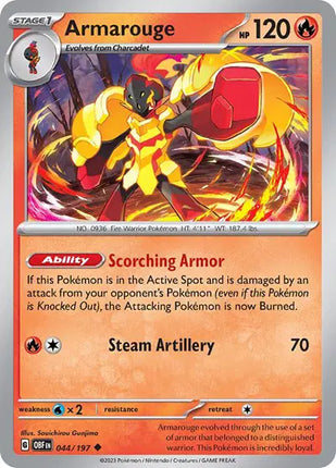 Armarouge Uncommon • 044/197 Obsidian Flames