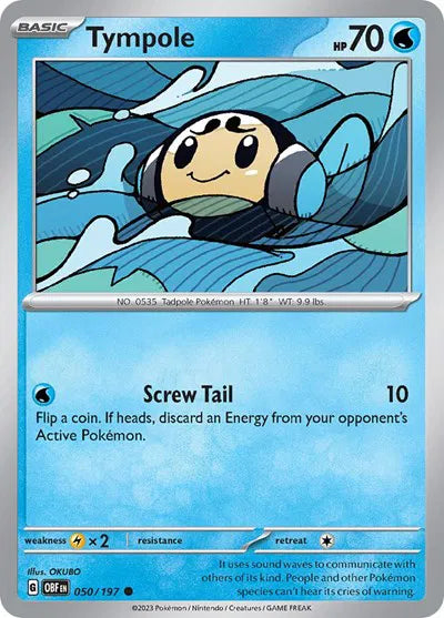 Tympole Obsidian Flames Common 050/197