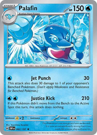 Palafin Obsidian Flames Rare 062/197 Holofoil