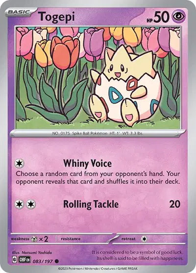 Togepi Common • 083/197 Obsidian Flames