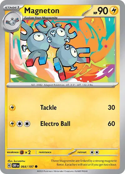 Magneton Common • 064/197 Obsidian Flames