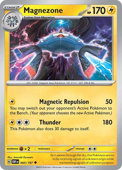 Magnezone Obsidian Flames Uncommon 065/197