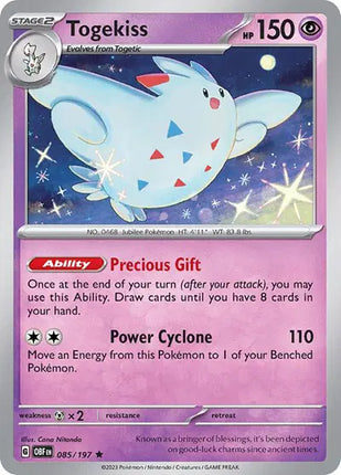 Togekiss Rare • 085/197 Obsidian Flames