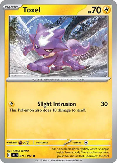 Toxel Common • 071/197 Obsidian Flames