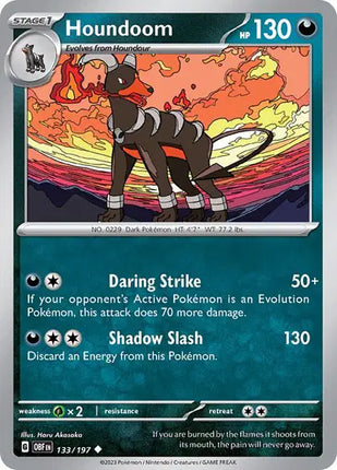 Houndoom Uncommon • 133/197 Obsidian Flames