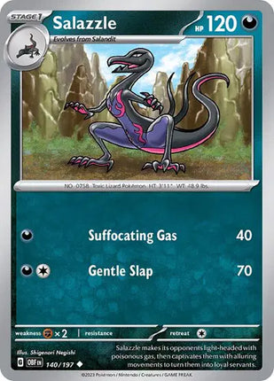 Salazzle Uncommon • 140/197 Obsidian Flames