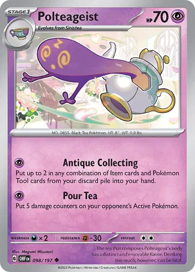 Polteageist Uncommon • 098/197 Obsidian Flames