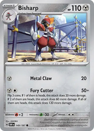 Bisharp Common • 149/197 Obsidian Flames