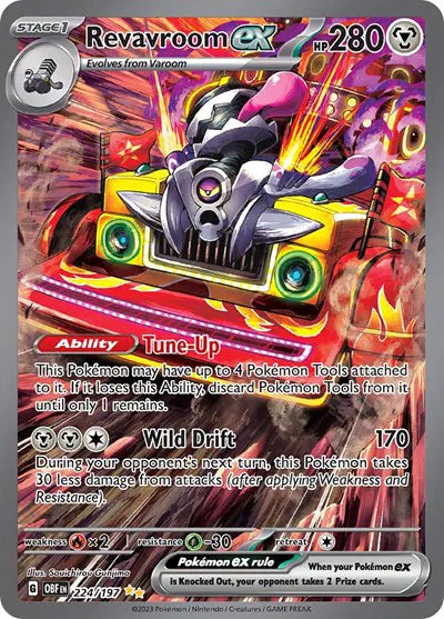 Revavroom ex Obsidian Flames Special Illustration Rare 224/197