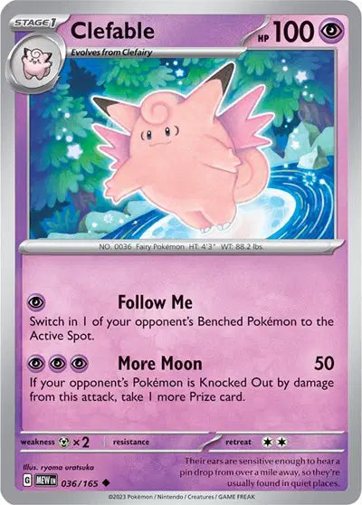 Clefable Uncommon • 036/165 SV: 151
