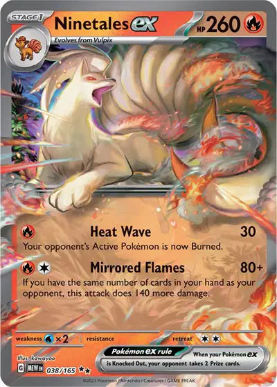 Ninetales ex Double Rare • 038/165 SV: 151