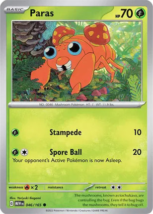 Paras Common • 046/165 SV: 151