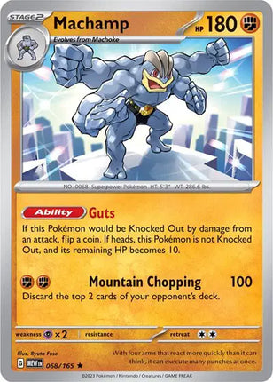 Machamp Rare • 068/165 SV: 151 Holofoil