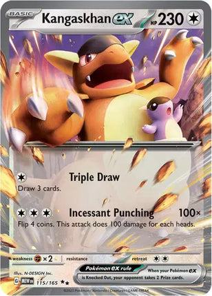 Kangaskhan ex Double Rare • 115/165 SV: 151