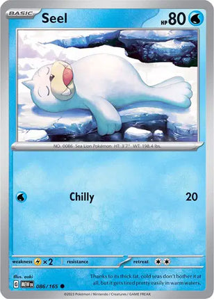 Seel Common • 086/165 SV: 151 Reverse Holofoil