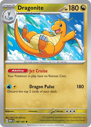 Dragonite Rare • 149/165 SV: 151 Holofoil
