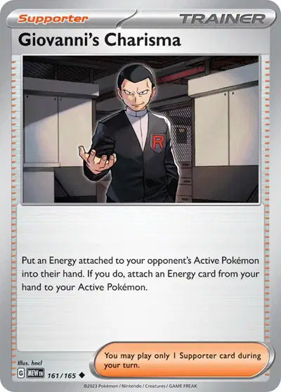 Giovanni's Charisma Uncommon • 161/165 SV: 151