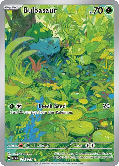 Bulbasaur SV: 151 Illustration Rare 166/165