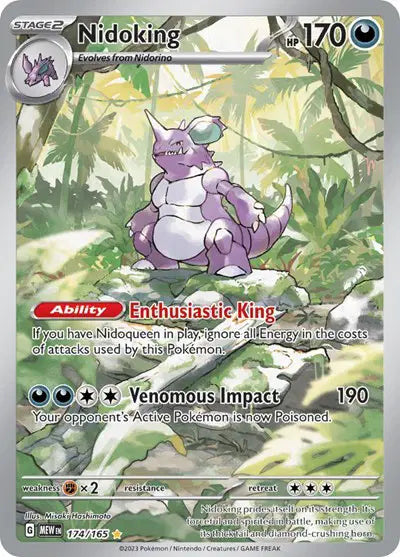 Nidoking Illustration Rare • 174/165 SV: 151