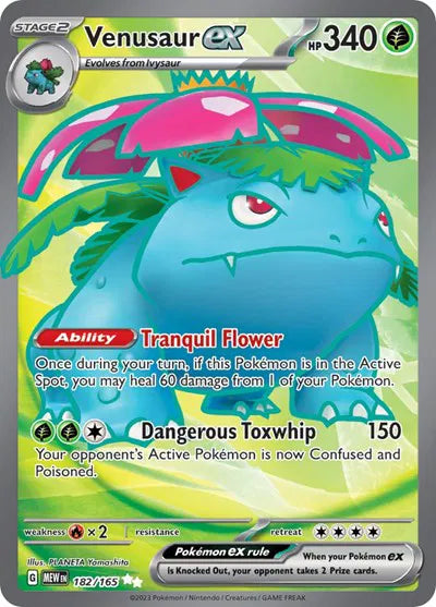 Venusaur ex SV: 151 Ultra Rare 182/165