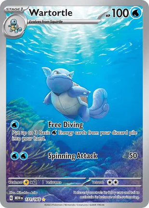 Wartortle SV: 151 Illustration Rare 171/165