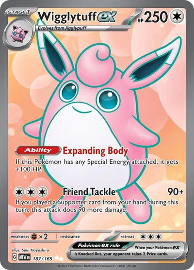 Wigglytuff ex SV: 151 Ultra Rare 187/165