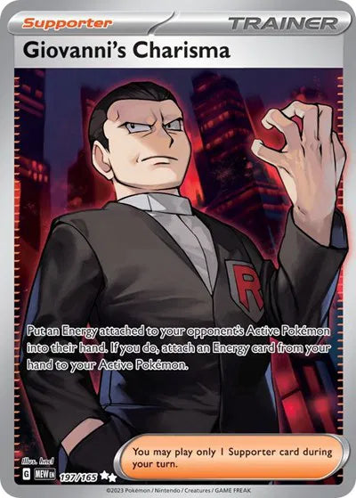 Giovanni's Charisma SV: 151 Ultra Rare 197/165