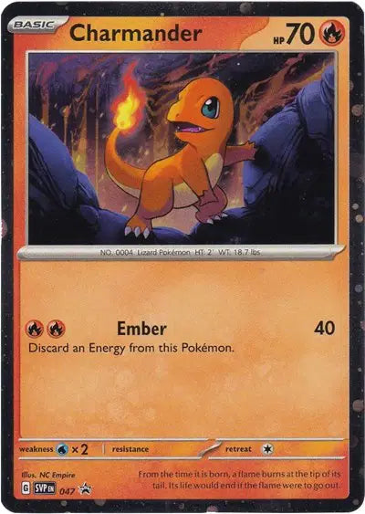 Charmander (Cosmos Holo) Promo • 047 Scarlet & Violet Promo