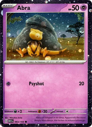 Abra (Cosmos Holo) Miscellaneous Cards & Products Promo 063/165