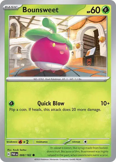 Bounsweet Common • 008/182 Paradox Rift
