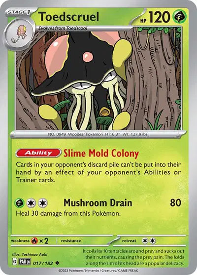 Toedscruel Uncommon • 017/182 Paradox Rift