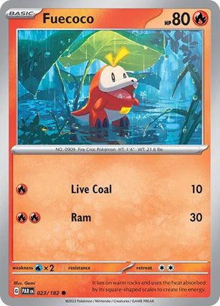 Fuecoco Paradox Rift Common 023/182