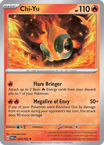Chi-Yu Rare • 029/182 Paradox Rift Holofoil