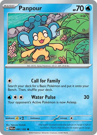 Panpour Paradox Rift Common 041/182 Reverse Holofoil