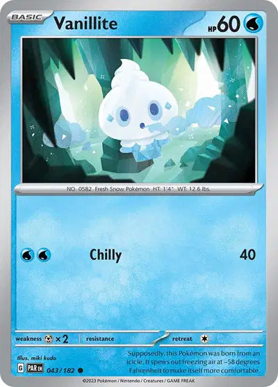 Vanillite Common • 043/182 Paradox Rift
