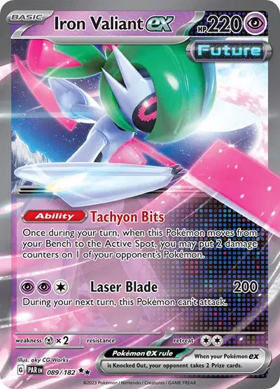 Iron Valiant ex Double Rare • 089/182 Paradox Rift