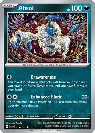 Absol Paradox Rift Uncommon 113/182