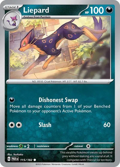 Liepard Paradox Rift Common 115/182