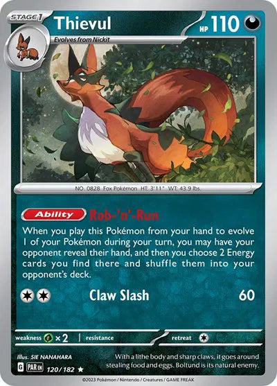Thievul Paradox Rift Rare 120/182 Holofoil