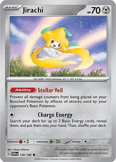 Jirachi Paradox Rift Common 126/182 Reverse Holofoil