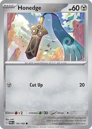 Honedge Paradox Rift Common 130/182 Reverse Holofoil