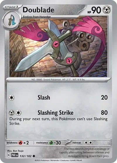 Doublade Common • 132/182 Paradox Rift